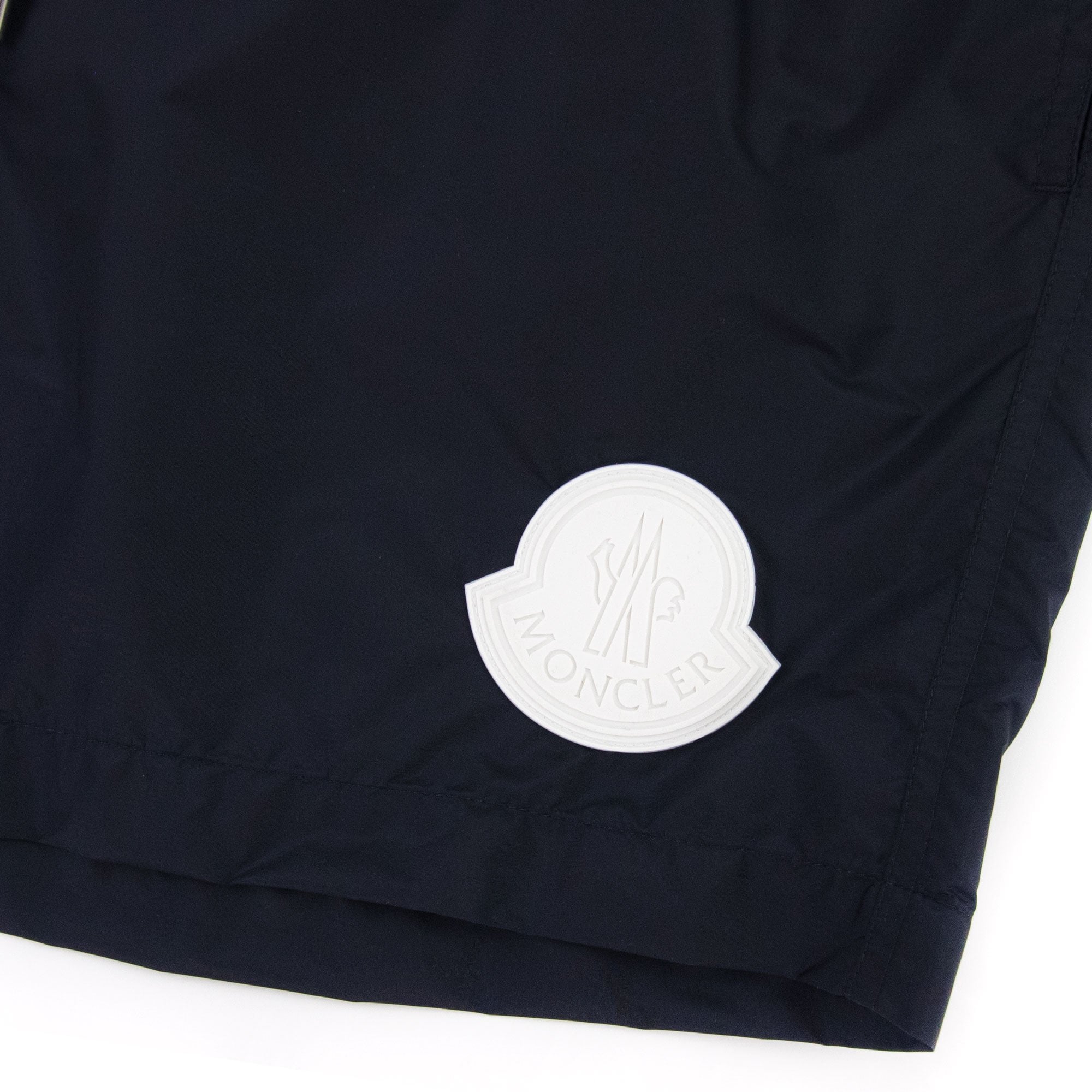Moncler Largo Logo Swim Shorts Navy