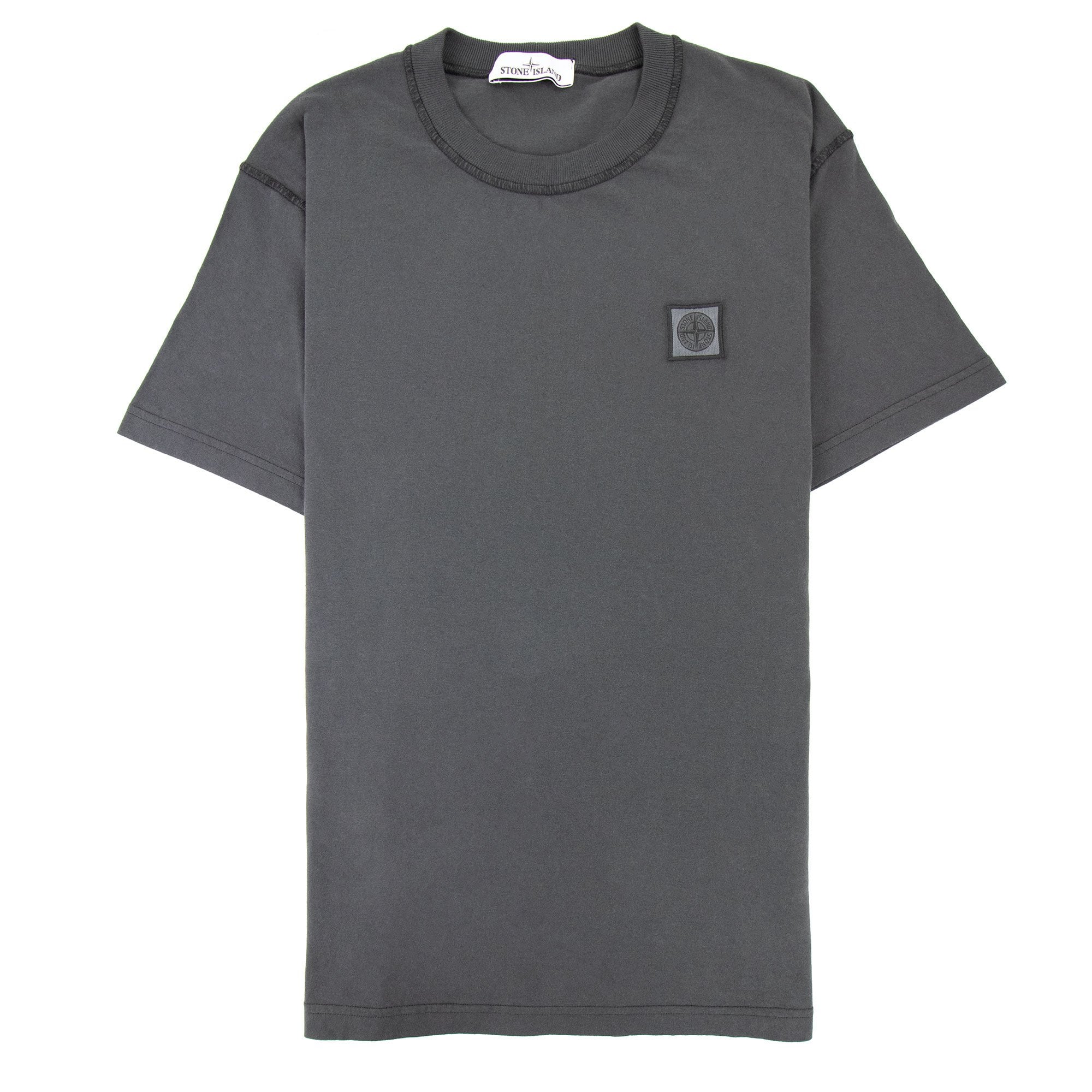 Stone Island Small Logo Patch Charcoal V0065
