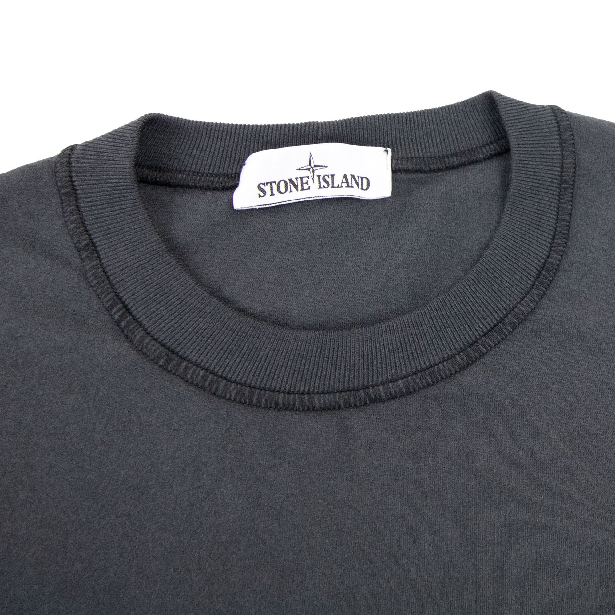 Stone Island Small Logo Patch Charcoal V0065