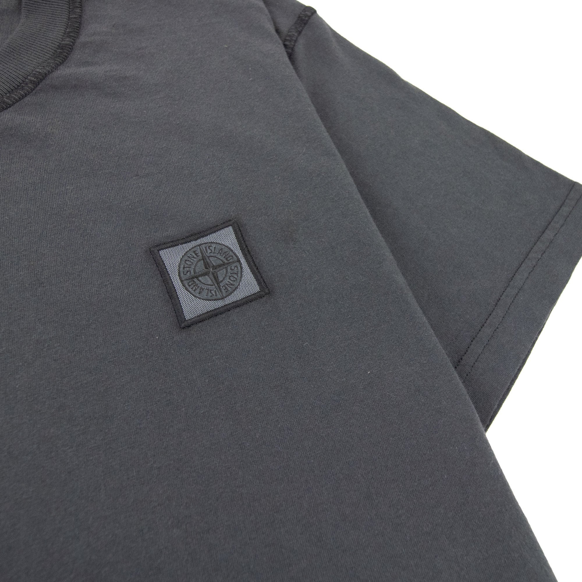 Stone Island Small Logo Patch Charcoal V0065