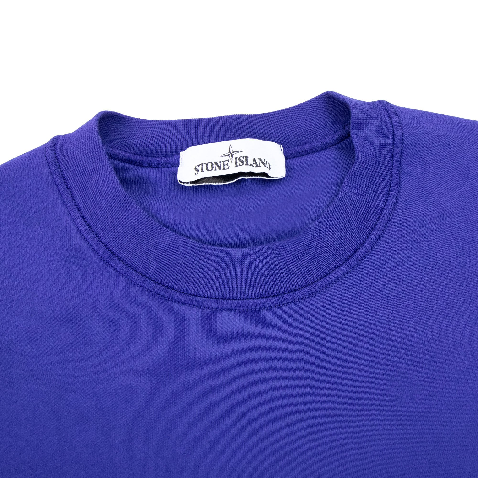 Stone Island 63051 Crewneck Sweatshirt Electric Blue V0022