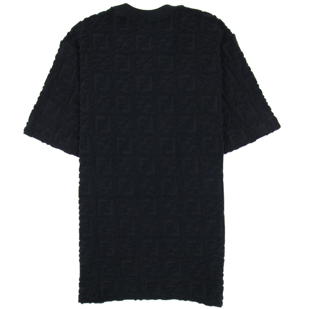 Fendi Ff Sponge Logo T-shirt Black