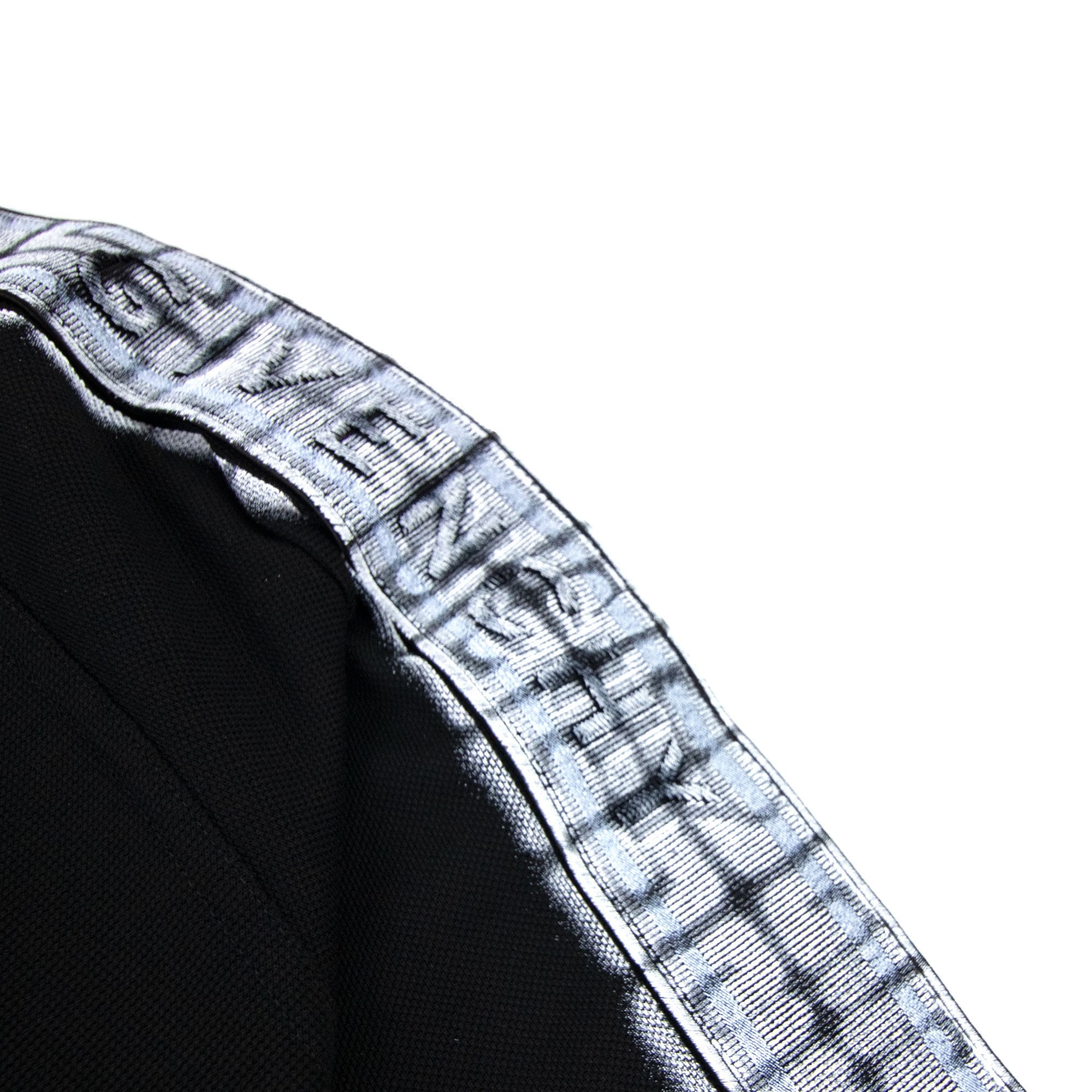 Givenchy 4g Webbing Zipped Polo Black 001