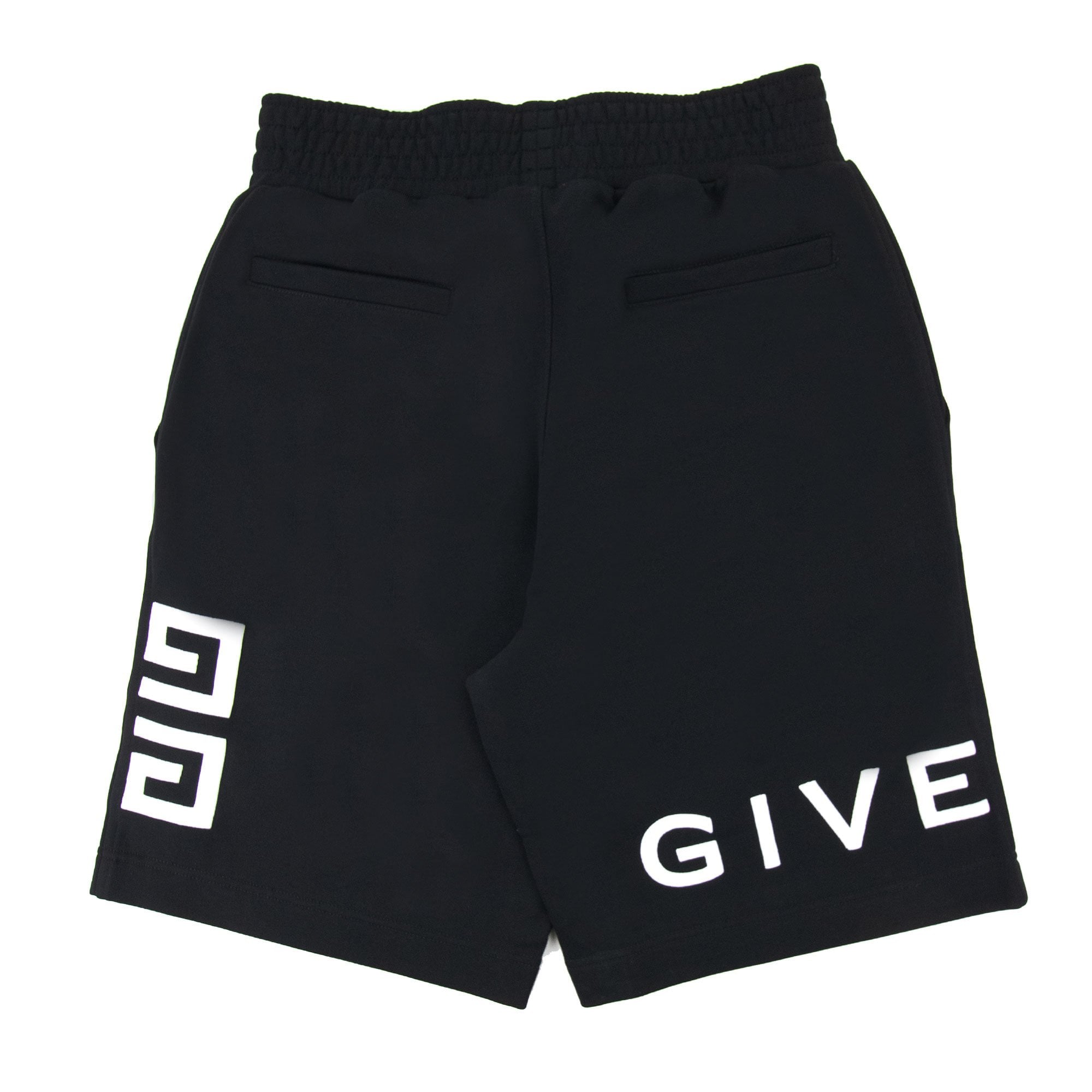 Givenchy 4g Embroidered Logo Bermuda Shorts Black 001 – Onu