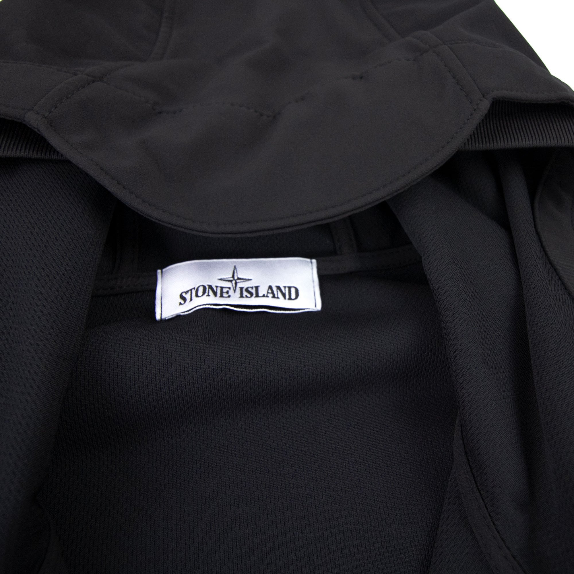 Stone Island 40427 Dye Technology Light Soft Shell Jacket Black V0029