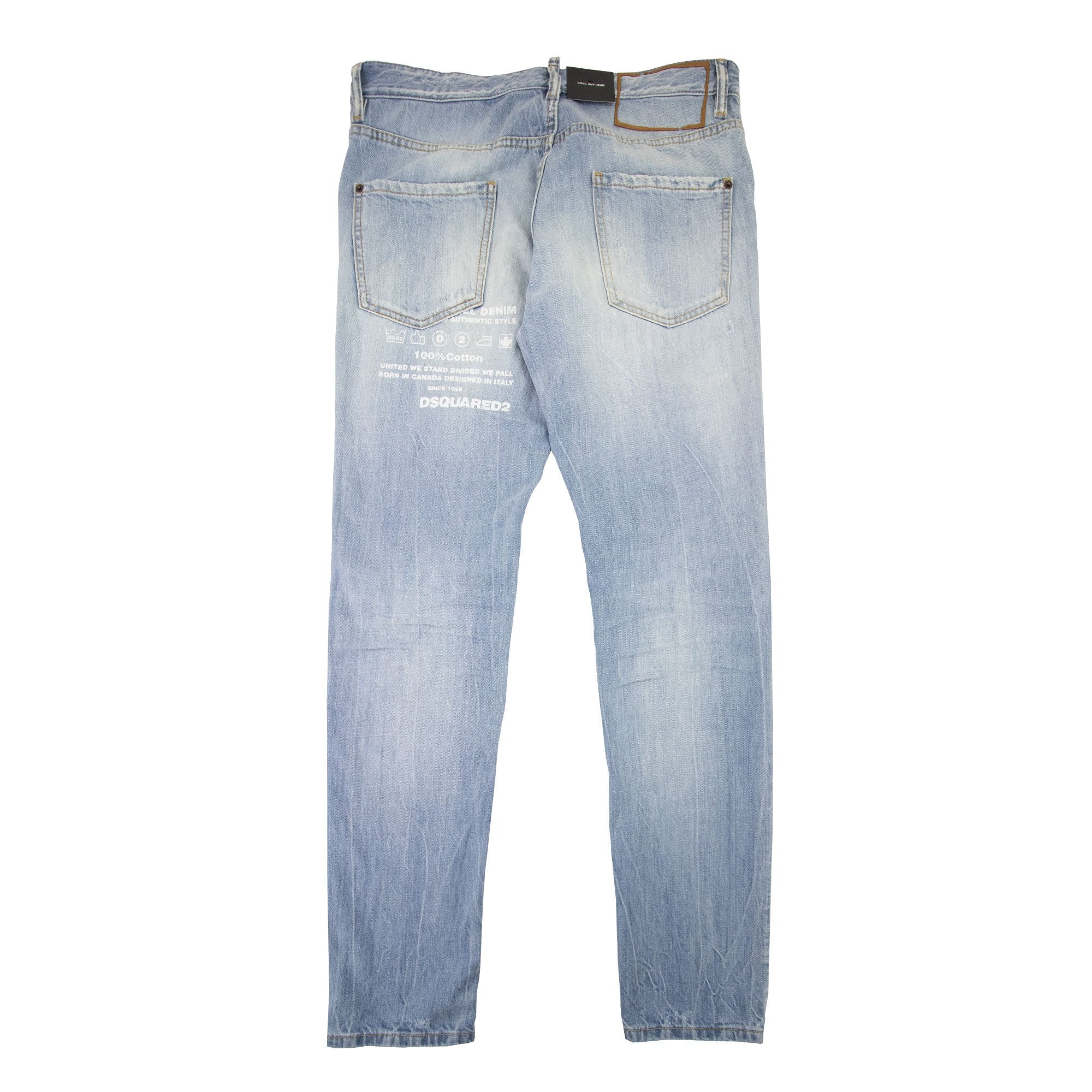 Dsquared2 Light L.a Wash Cool Guy Jean Denim