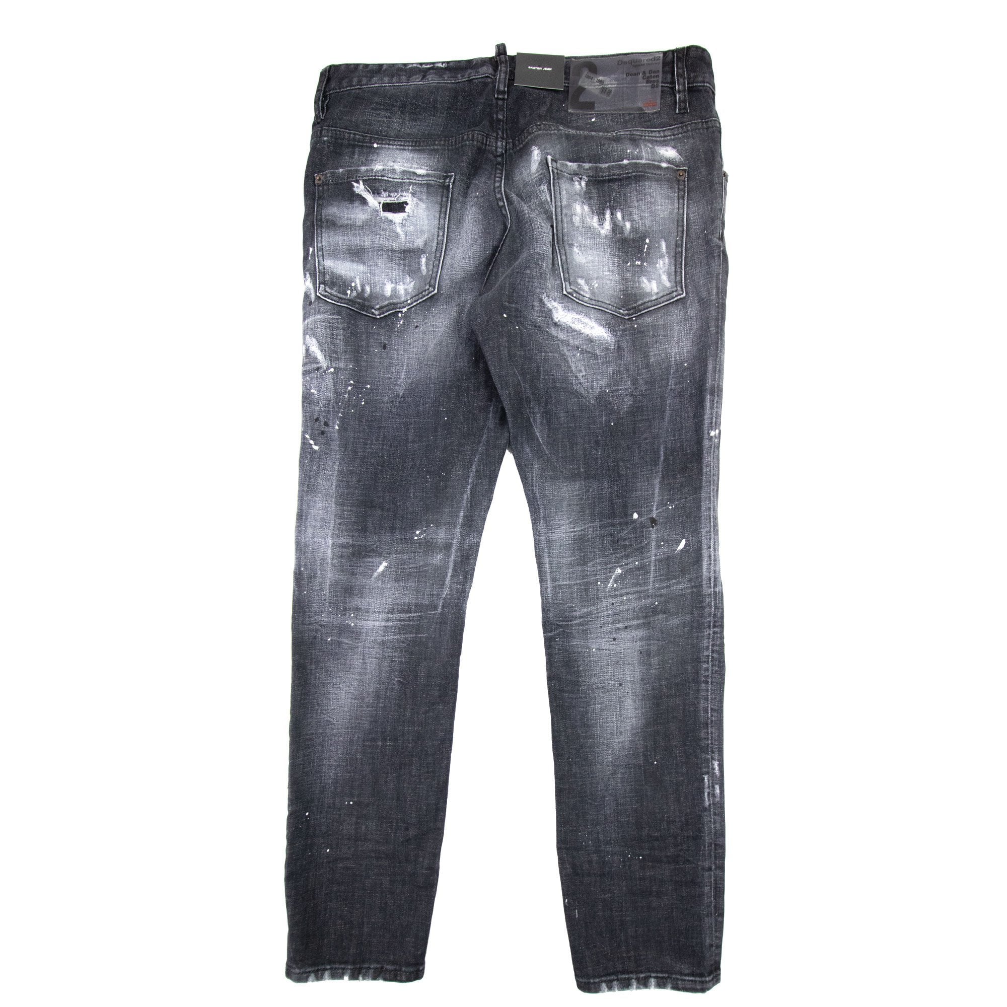 Dsquared2 Black Ripped Wash Skater Jean Black