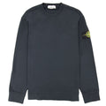 Stone Island Garment Dyed Heavy Cotton Sweater Navy Blue V0020