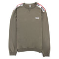Moschino Underwear Shoulder Tape Crew Neck Sweatshirt Khaki