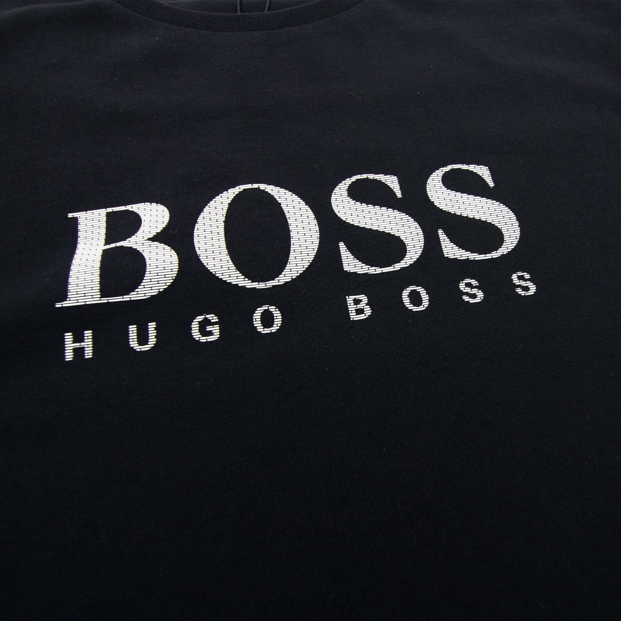 Hugo Boss Kids Printed Logo T Shirt Black