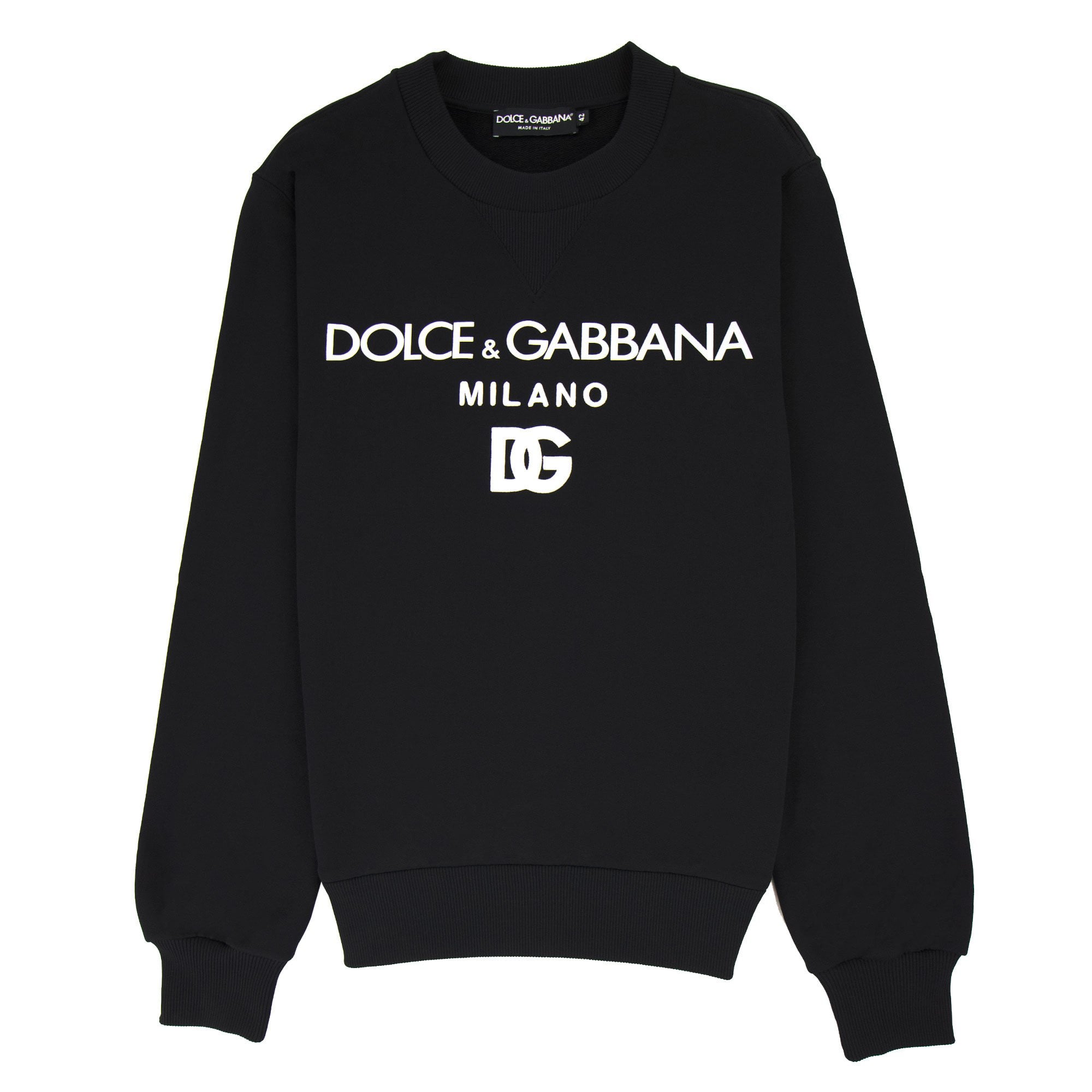 Dolce & Gabbana Dg Felpa Cotton Sweatshirt Black