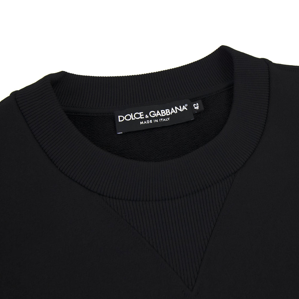 Dolce & Gabbana Dg Felpa Cotton Sweatshirt Black