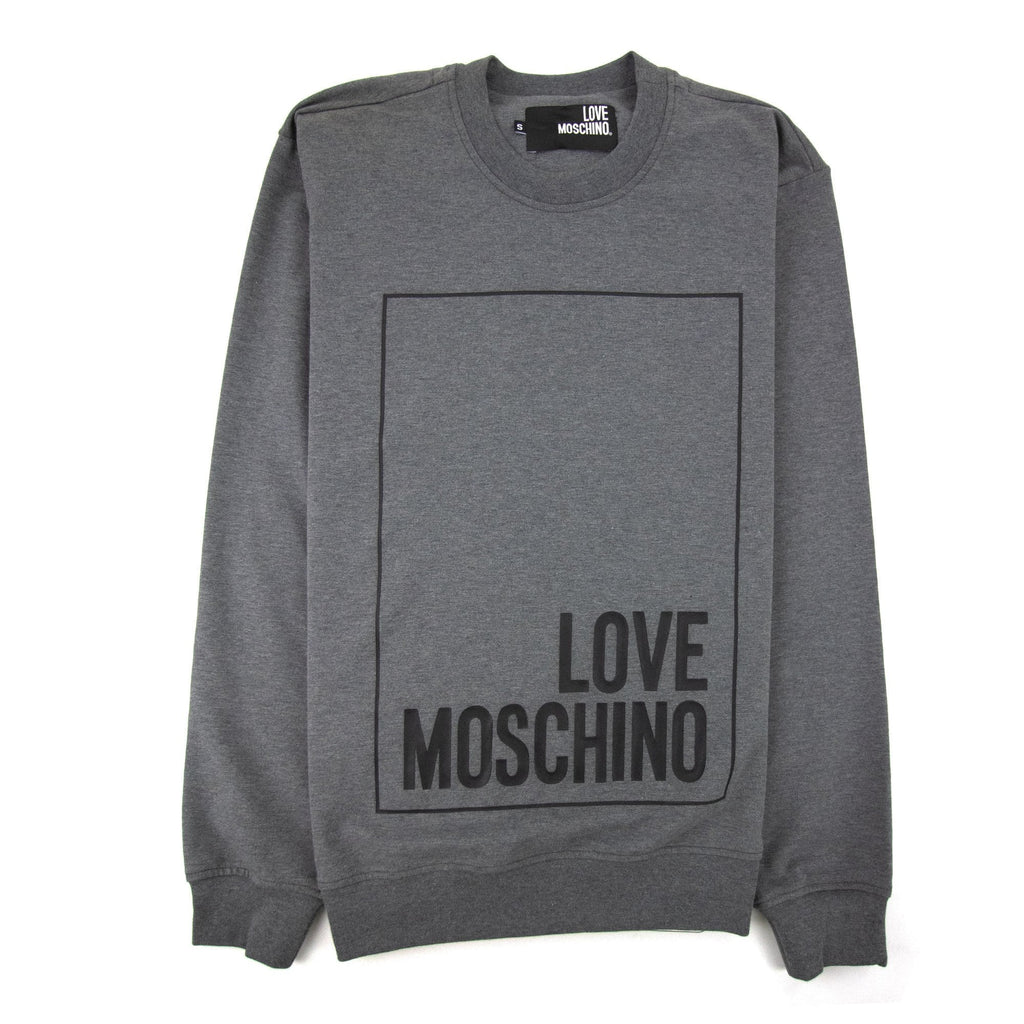 Love Moschino Box Logo Sweater Dark Grey
