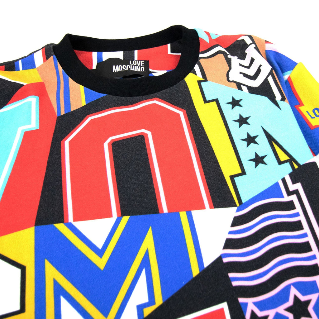 Love Moschino Letter Motive Sweatshirt Multi