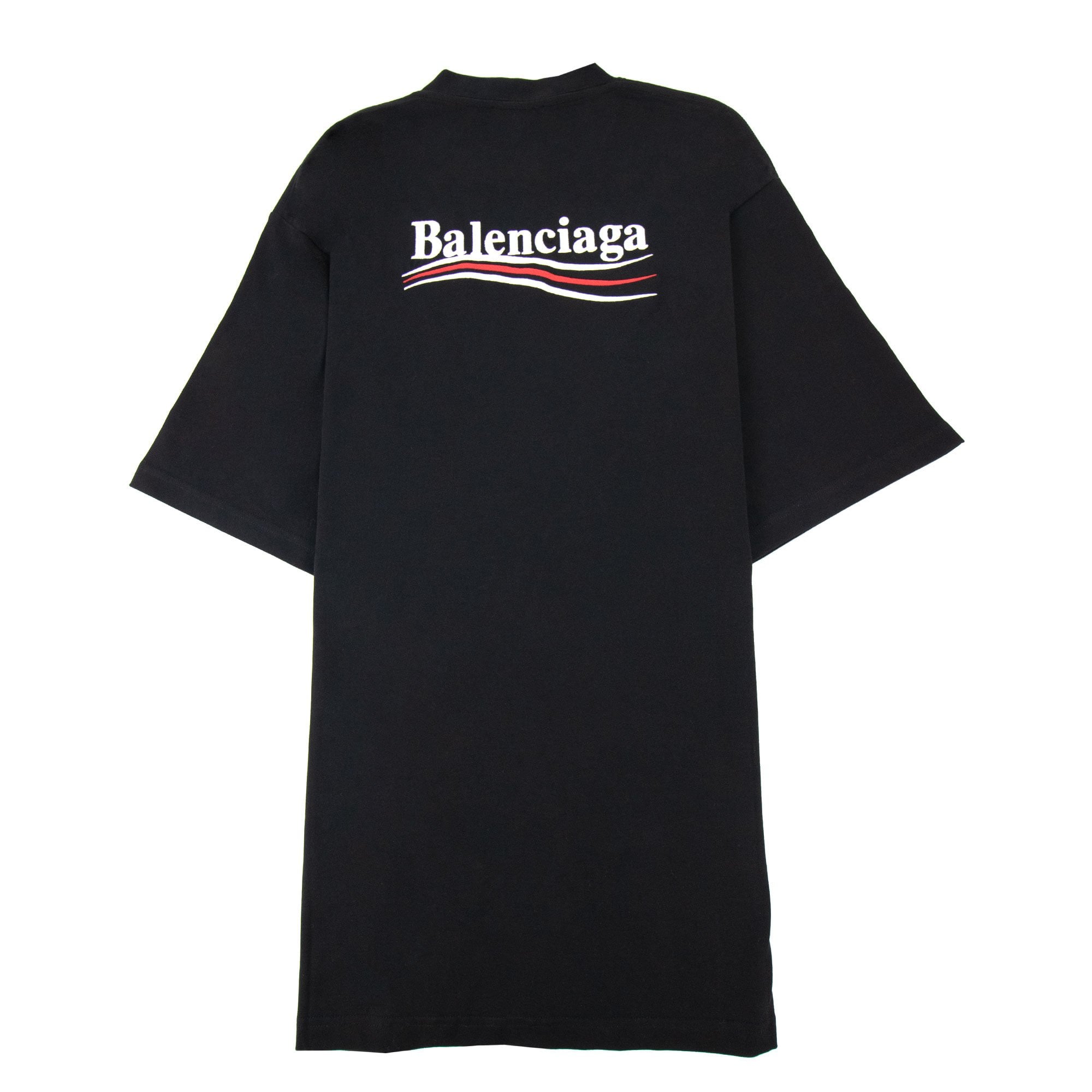 Balenciaga Political Campaign Embroidery T-shirt Black – Onu