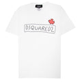 Dsquared2 Logo Super Crew T Shirt White 100