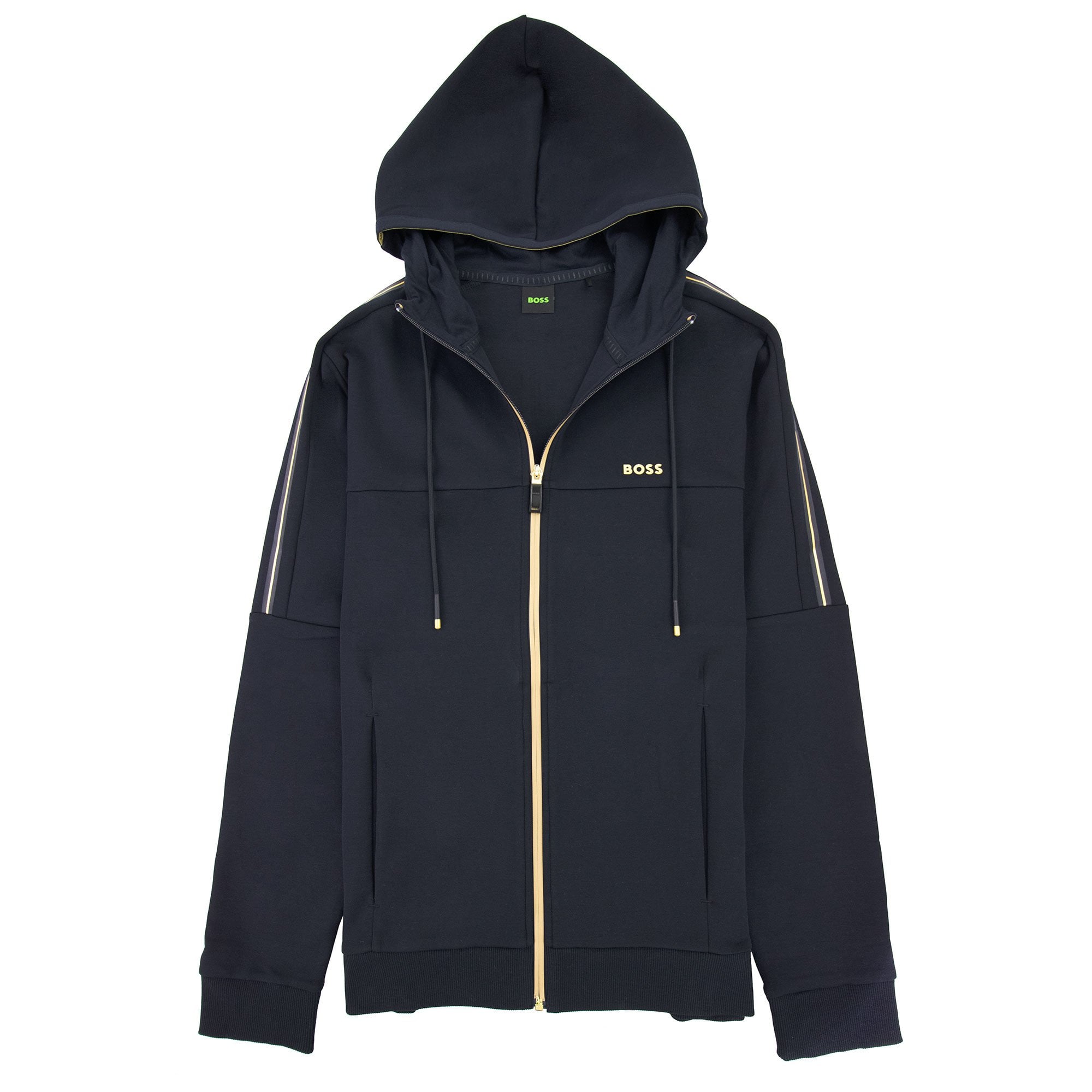 Hugo Boss Saggy 1 Hoody Side Stripes Navy