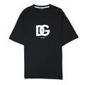 Dolce & Gabbana Cotton T-shirt With Dg Logo Print Black