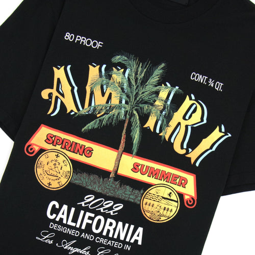 Amiri Rum Label Tee Black