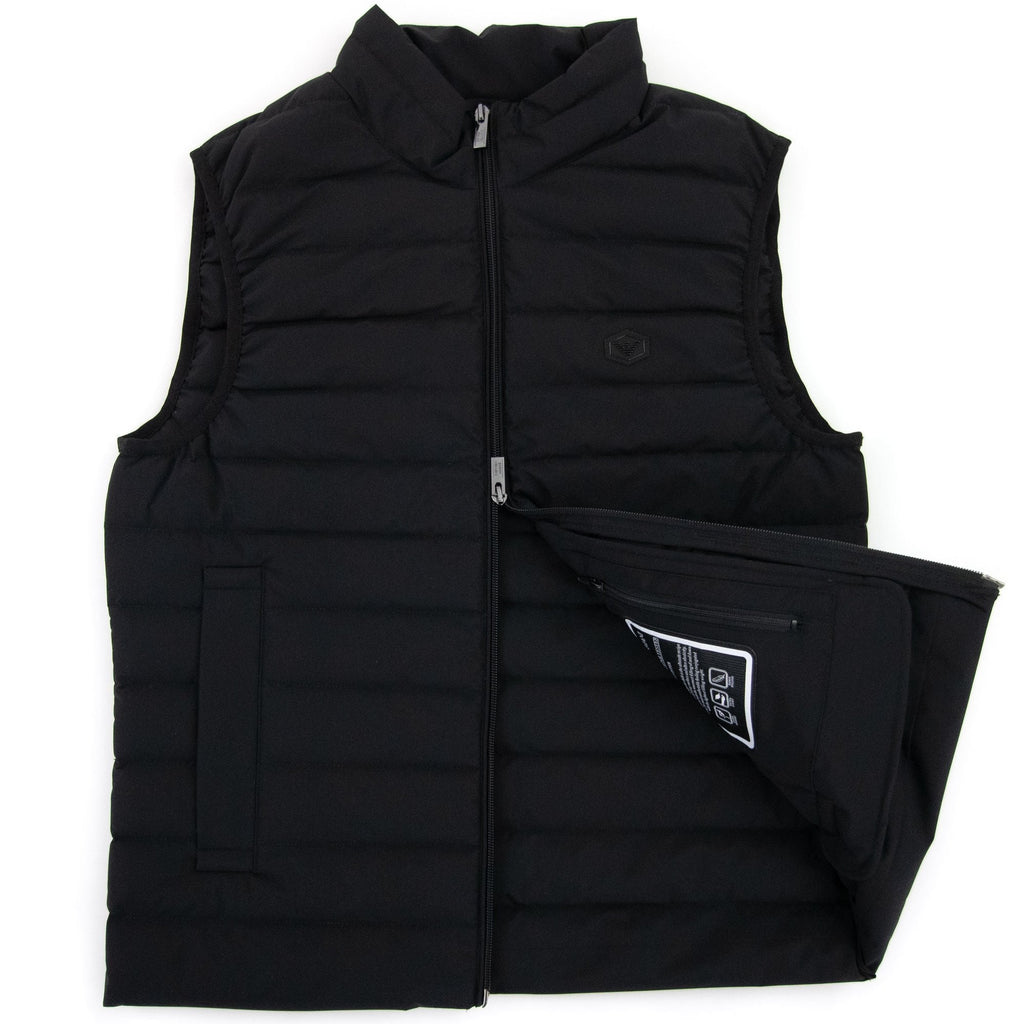 Emporio Armani Quilted-nylon Sleeveless Down Jacket Black