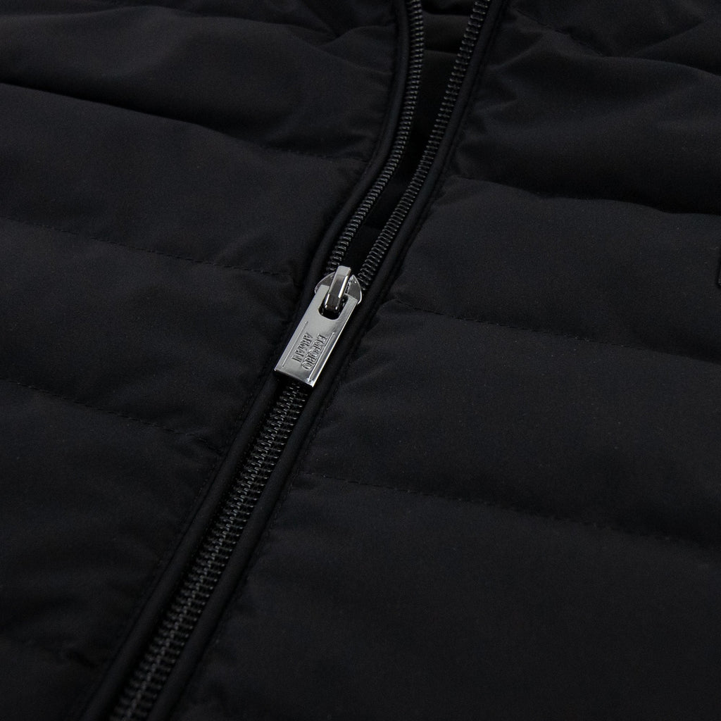 Emporio Armani Quilted-nylon Sleeveless Down Jacket Black