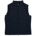 Emporio Armani Quilted-nylon Sleeveless Down Jacket Navy