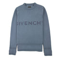 Givenchy 4g Cotton Knit Sweater Blue 464
