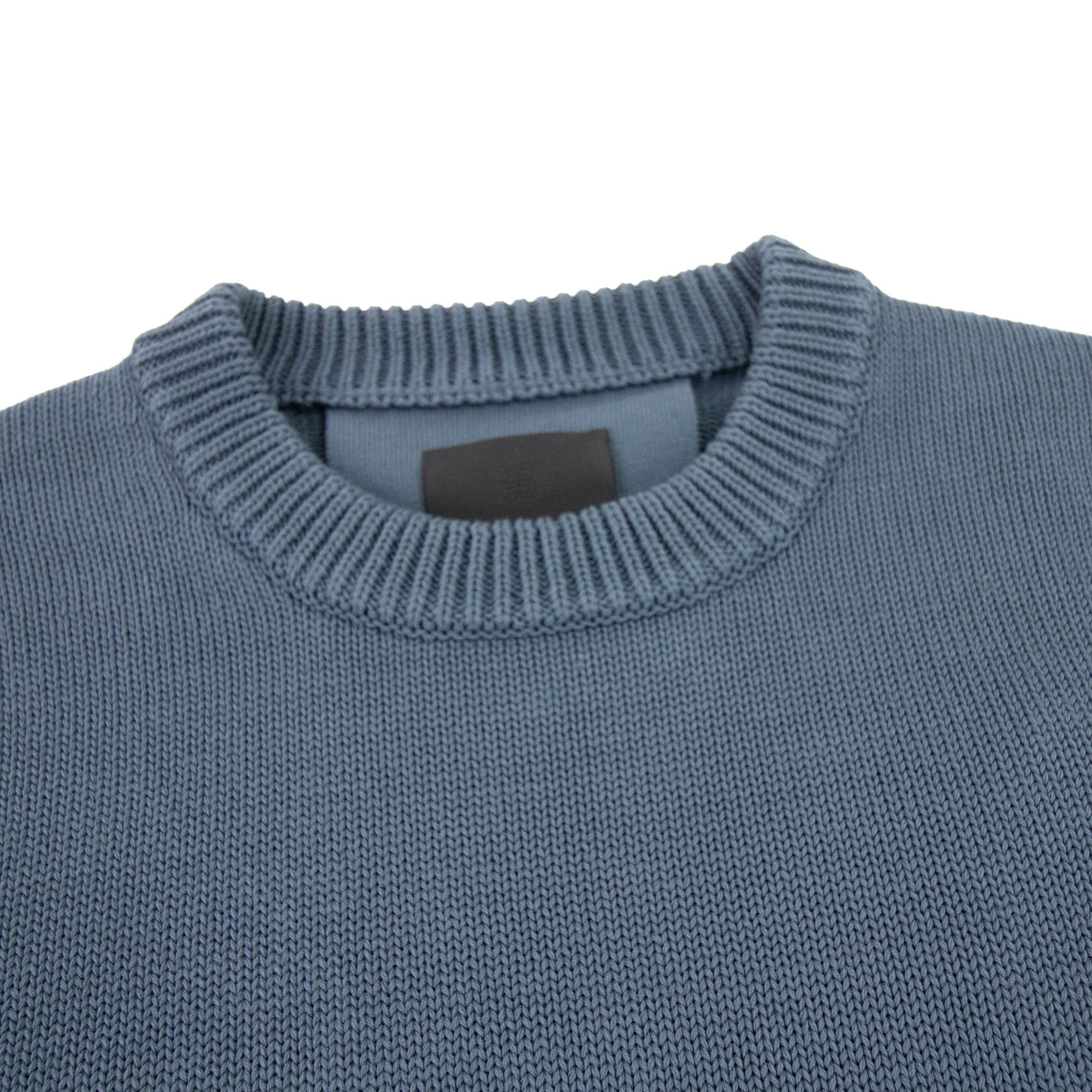 Givenchy 4g Cotton Knit Sweater Blue 464