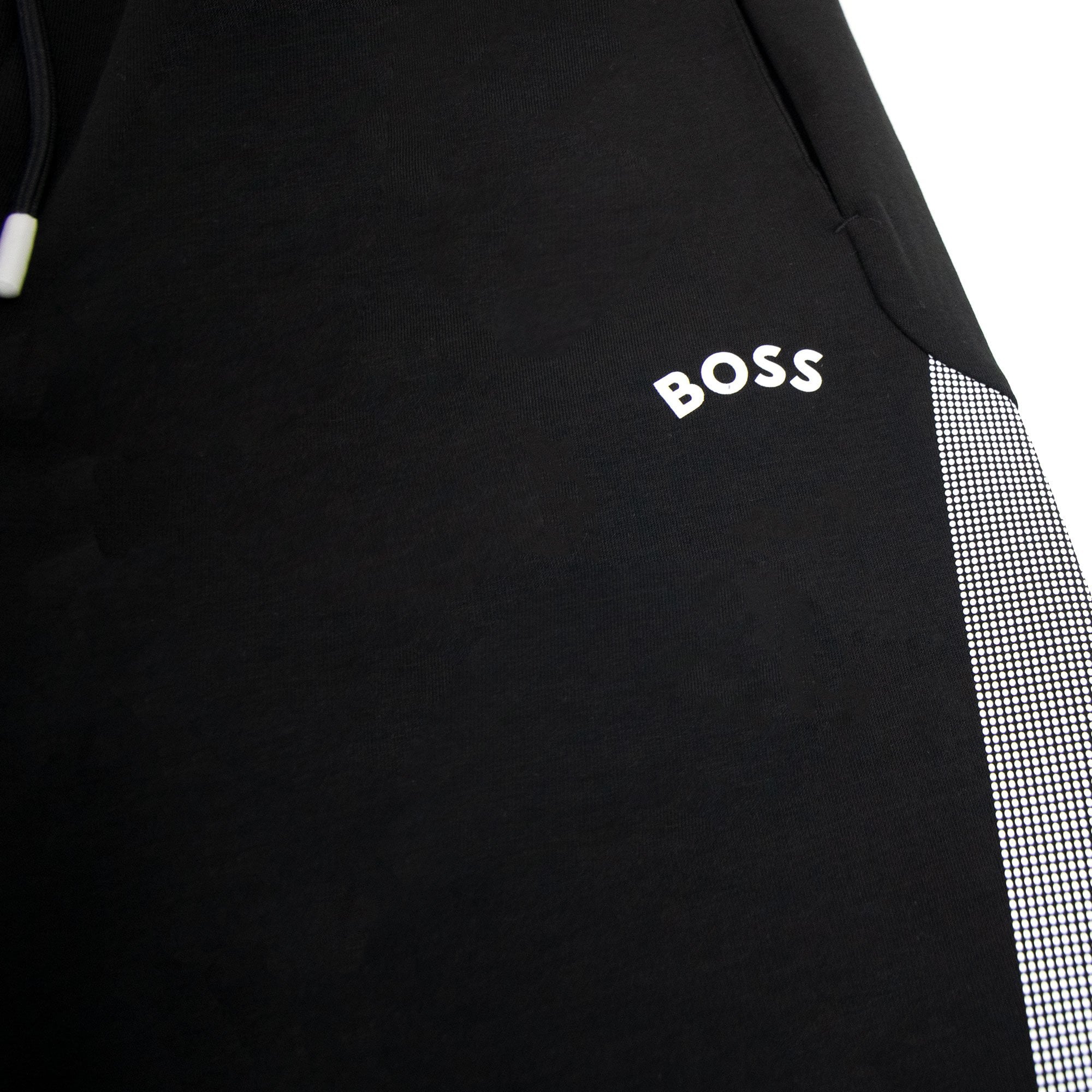 Hugo Boss Hadiko 2 Curved Logo Bottoms Black