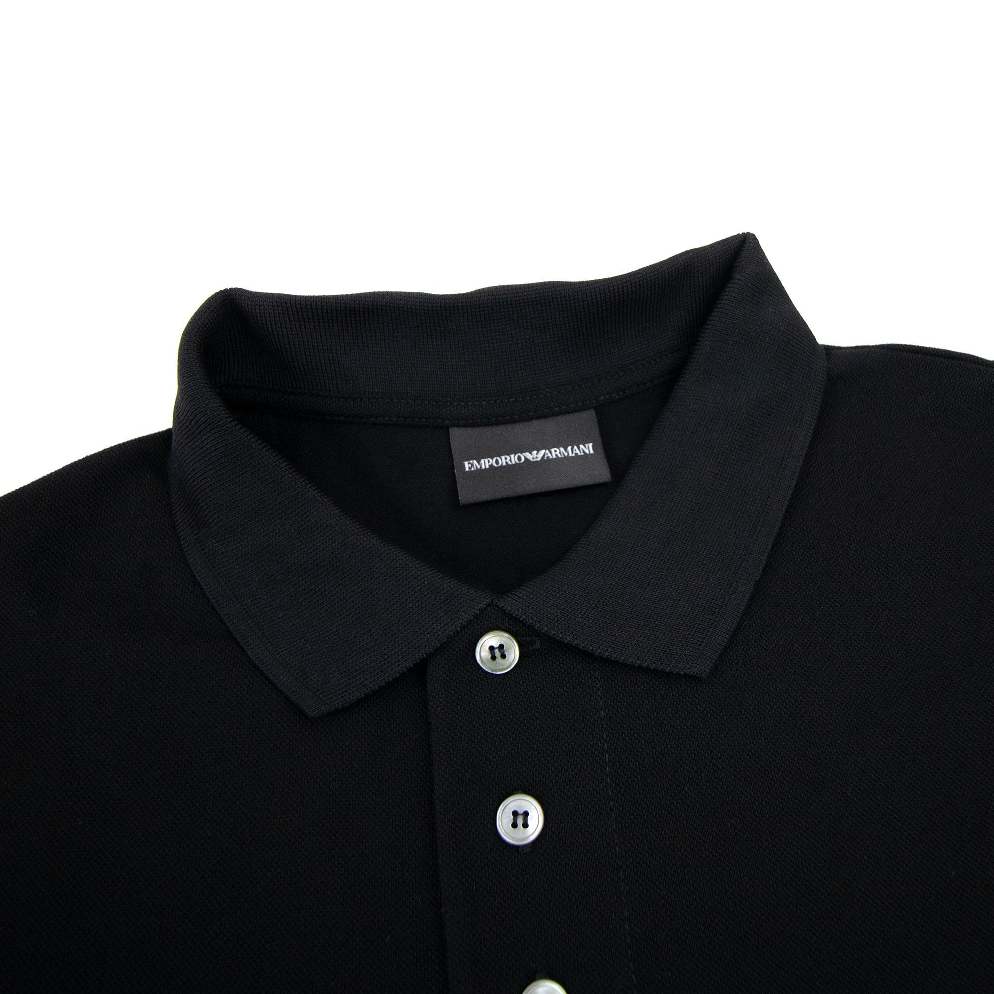 Emporio Armani EA Chest Mercerised Pique Polo