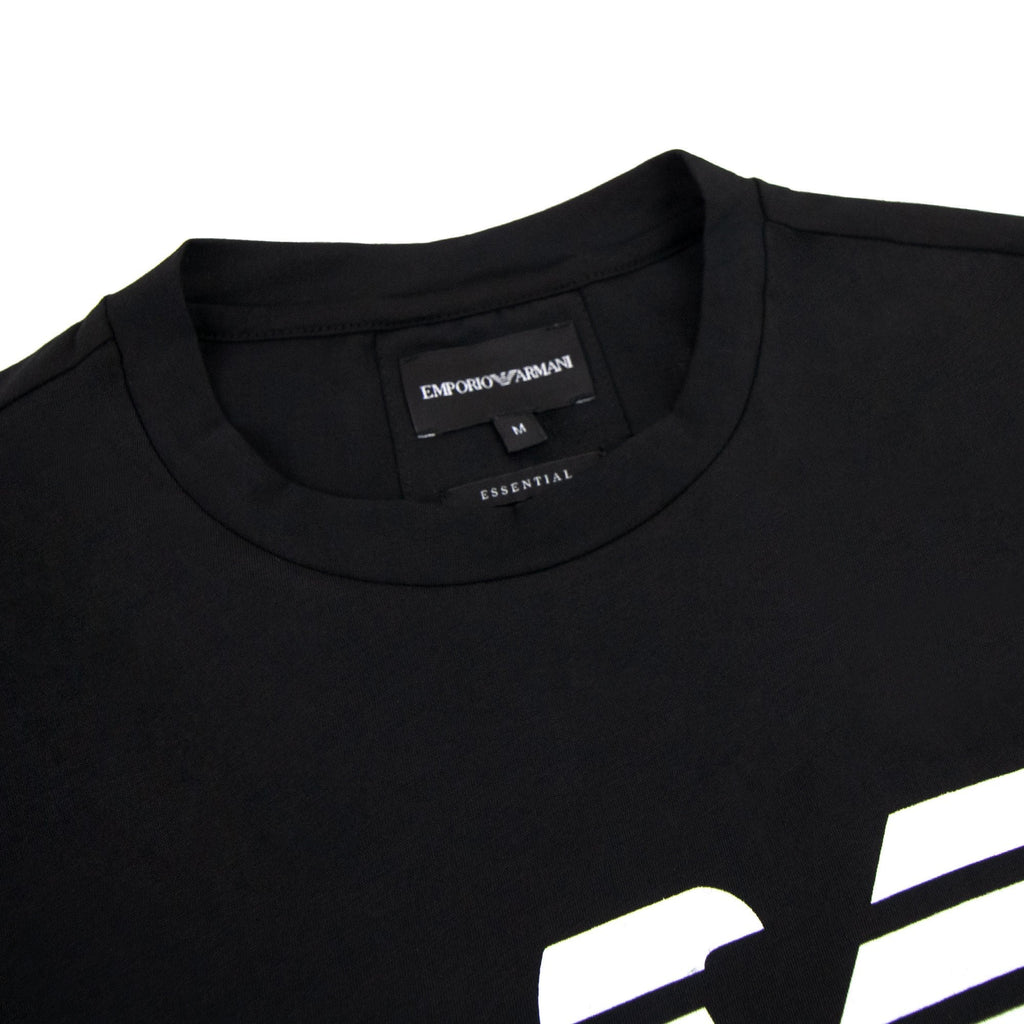 Emporio Armani Pima-jersey T-shirt With Logo Black