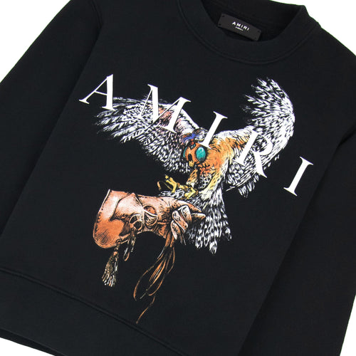 Amiri Falcon Crewneck Black