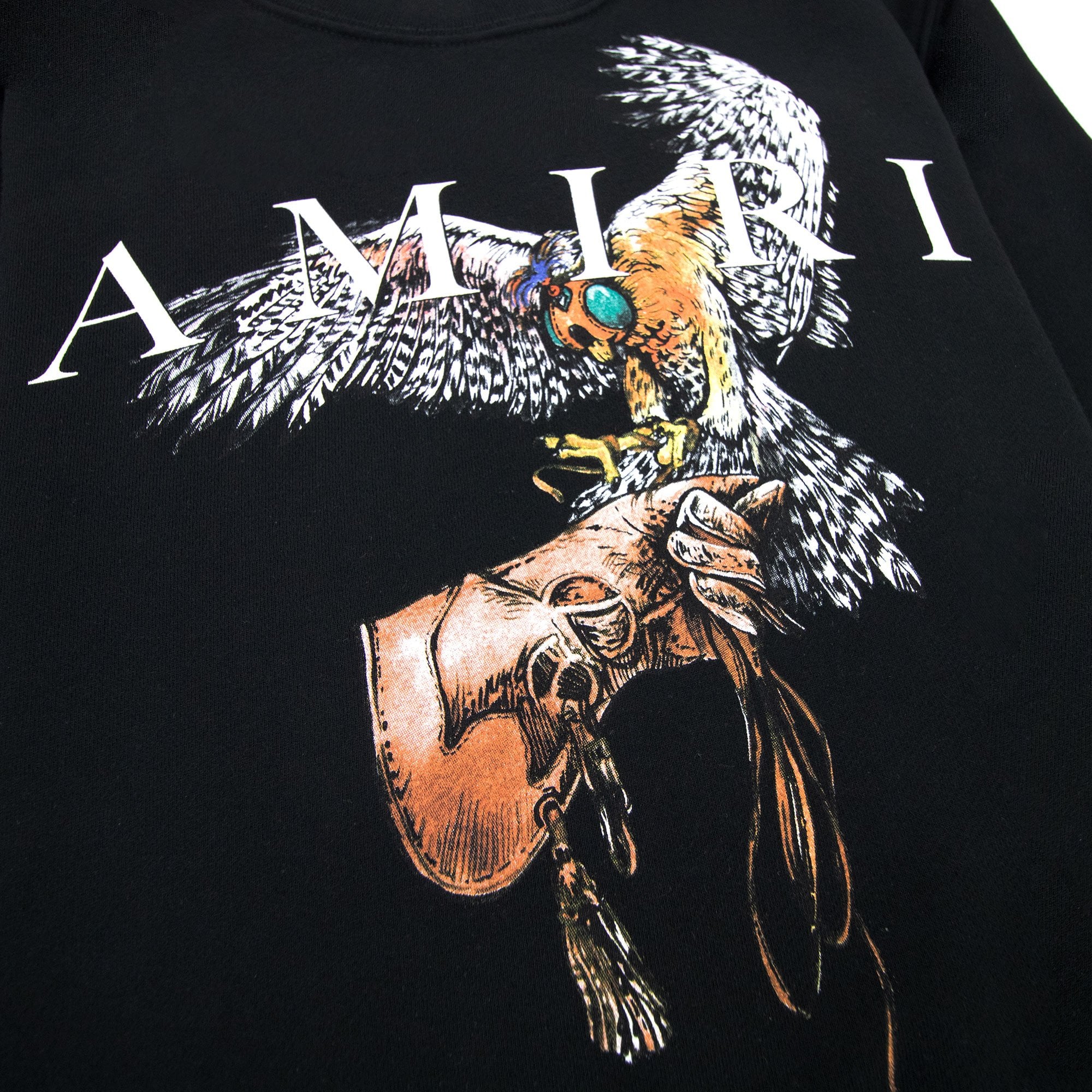 Amiri Falcon Crewneck Black