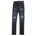 Amiri Mx1 Ultra Suede Slim-fit Stretch-denim Aged Black