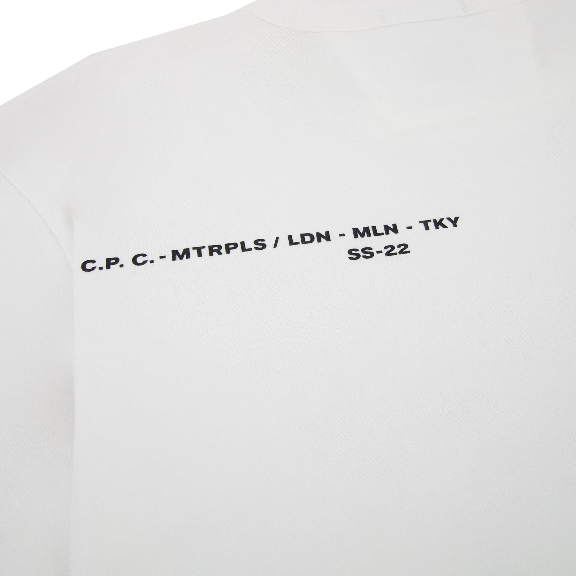 Cp Company Metropolis Series 30/1 Jersey Visual T-shirt White 103