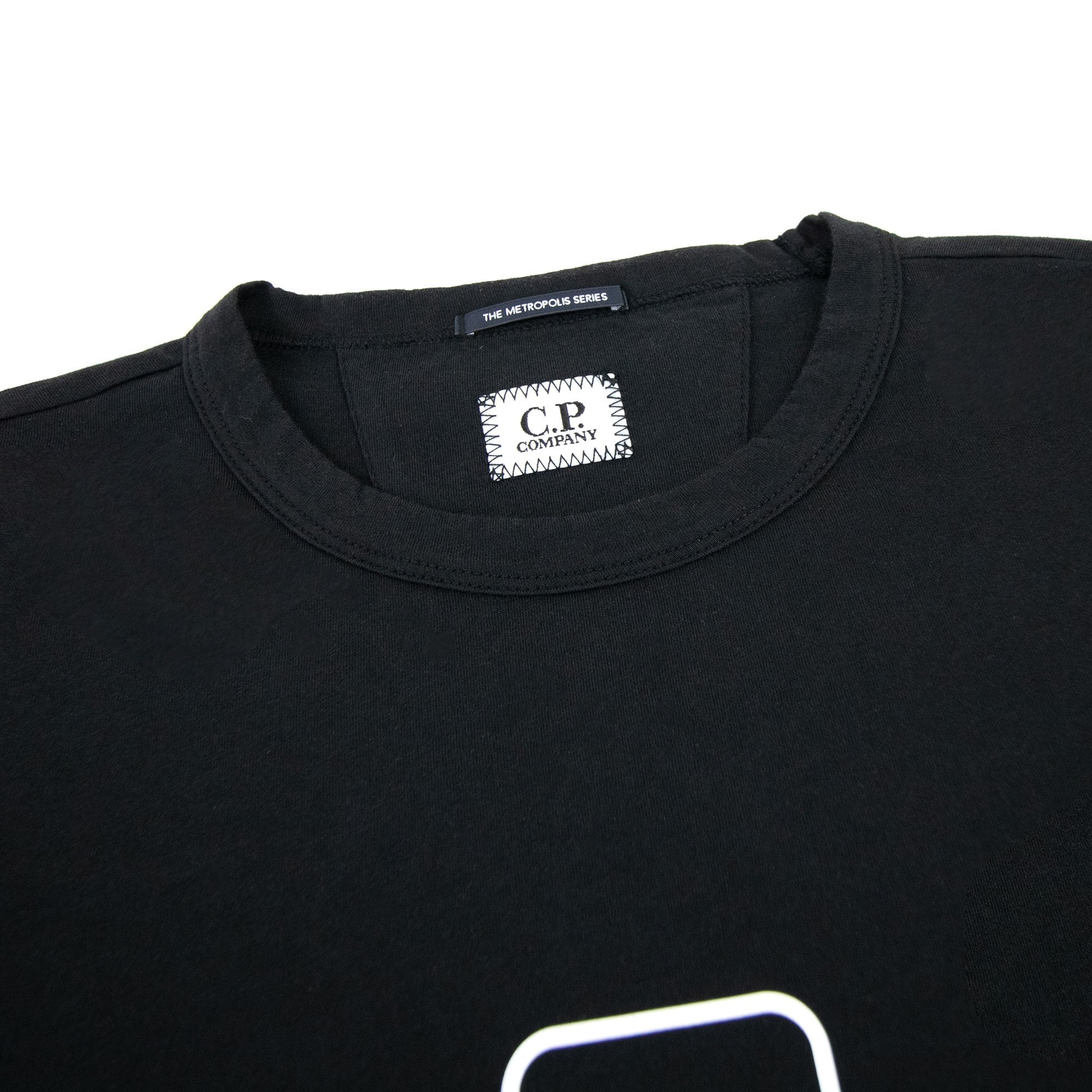 Cp Company S192a Metropolis Series 30/1 Jersey Graphic T-shirt Black 999