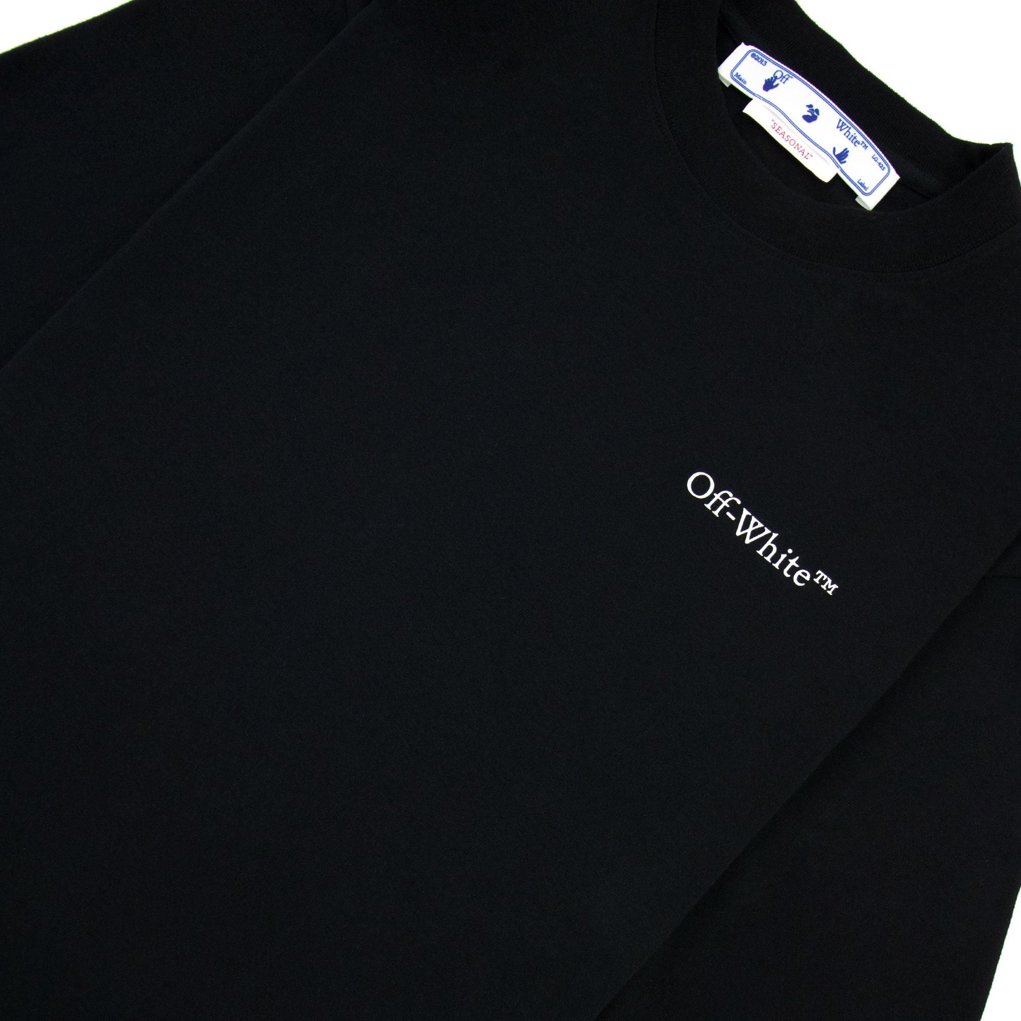 Off White Caravage Crownin Skate S/s T Shirt Black/white