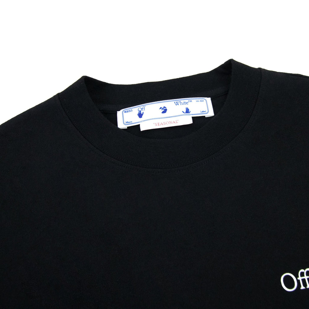 Off White Caravage Crownin Skate S/s T Shirt Black/white