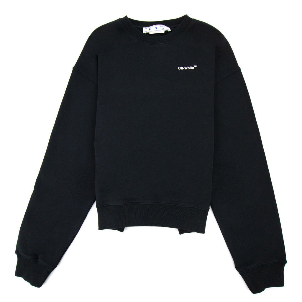 Off White Caravage Arrow Over Crewneck Sweatshirt Black/white