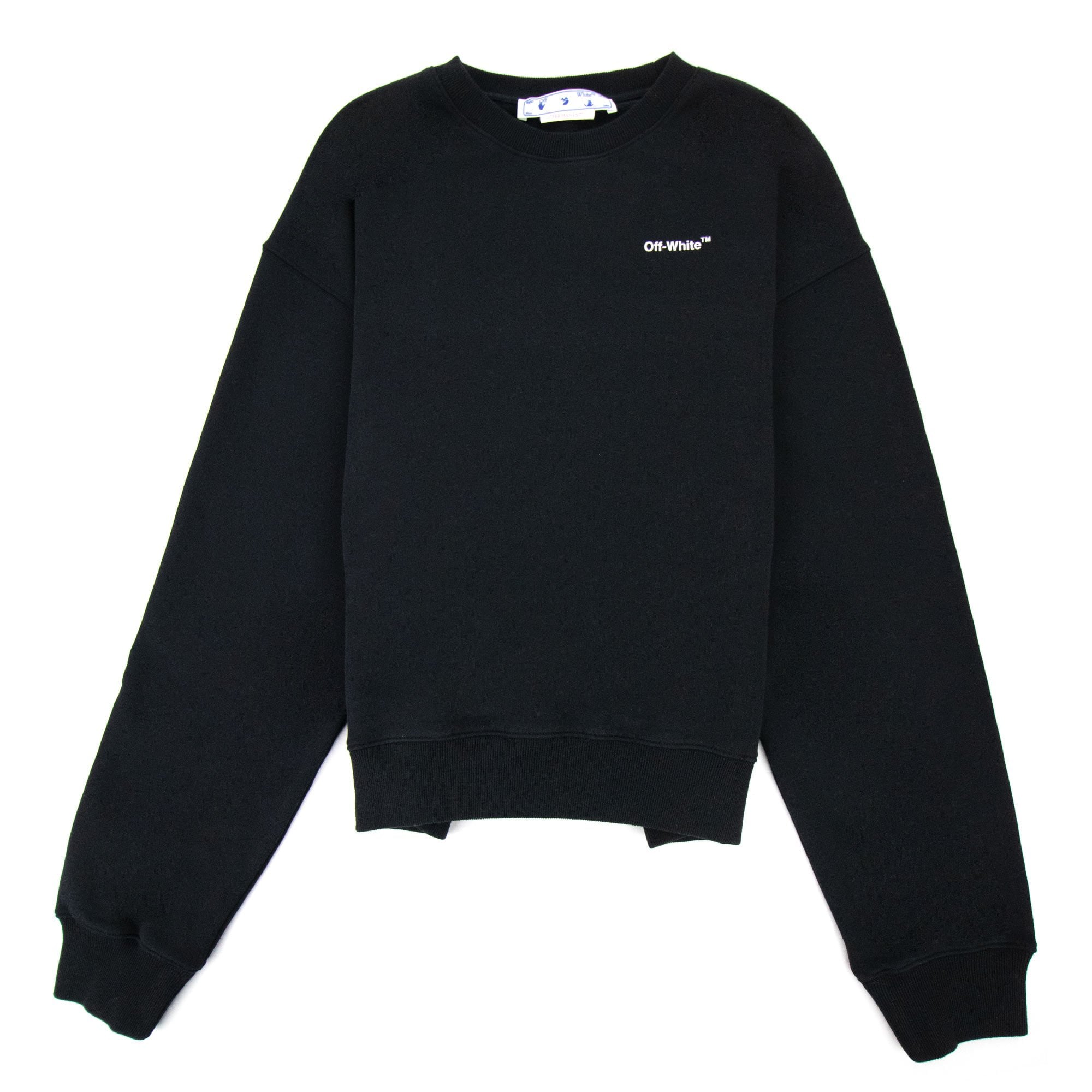 Off White Caravage Arrow Over Crewneck Sweatshirt Black/white