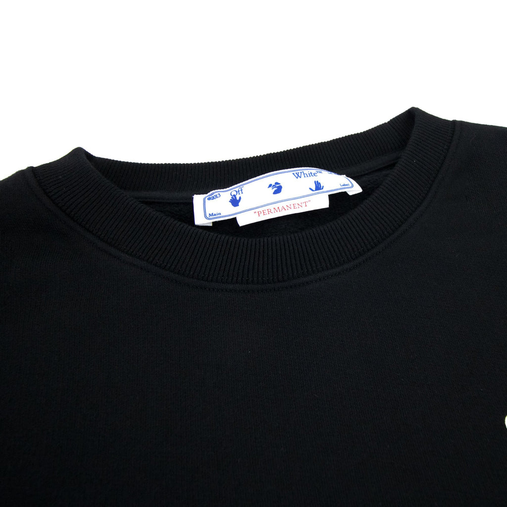 Off White Caravage Arrow Over Crewneck Sweatshirt Black/white