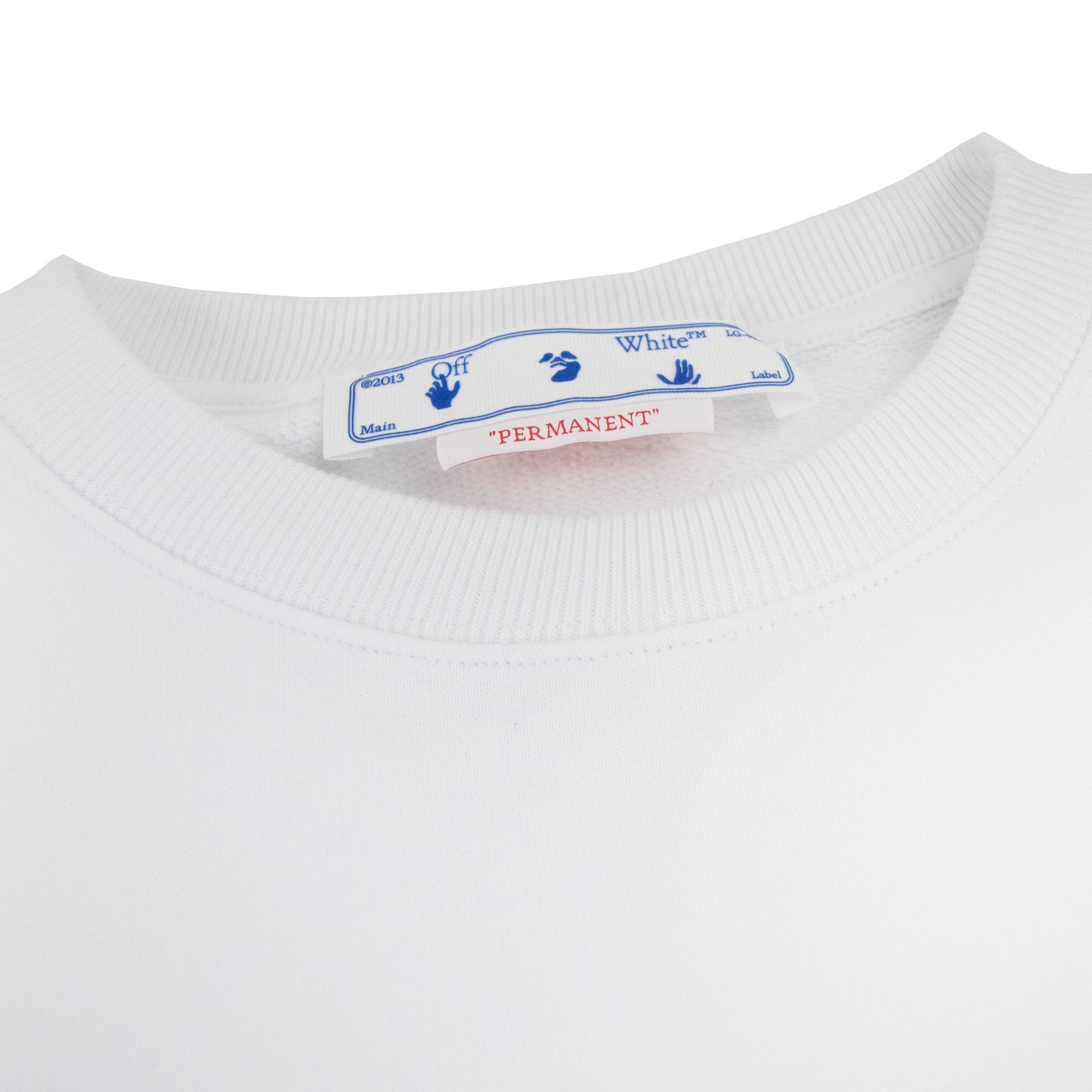 Off White Caravage Arrow Over Crewneck Sweatshirt White/black