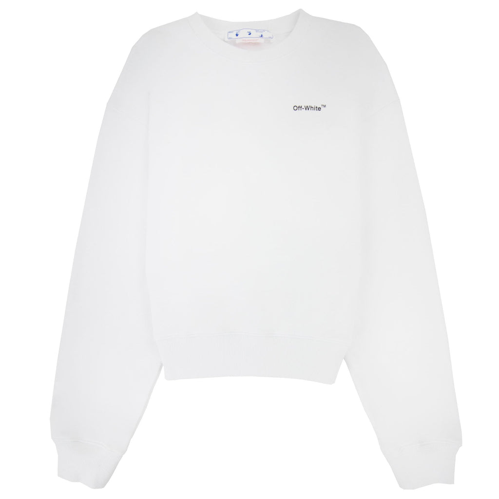 Off White Caravage Arrow Over Crewneck Sweatshirt White/black