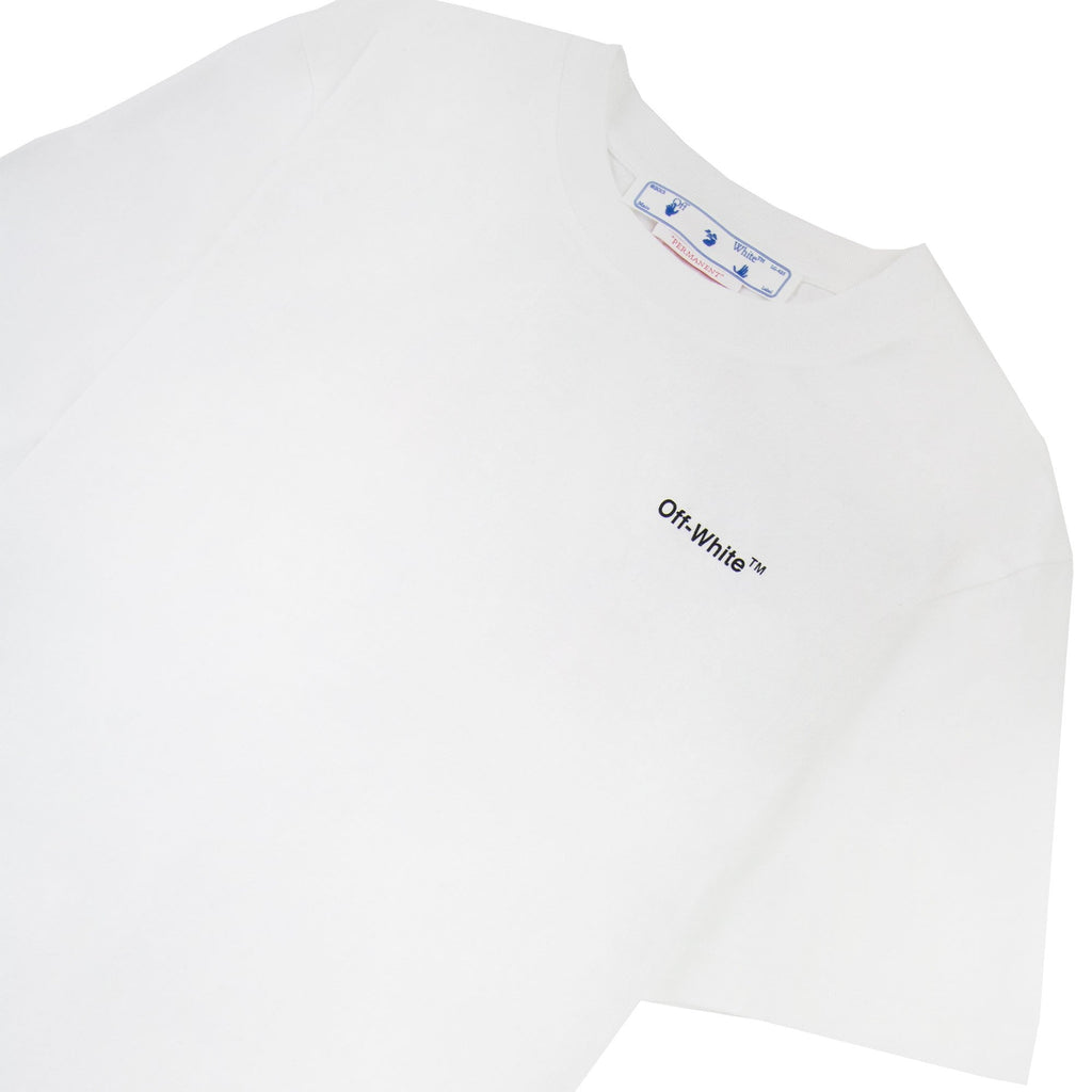 Off White Caravage Arrow Slim S/s T Shirt White/black
