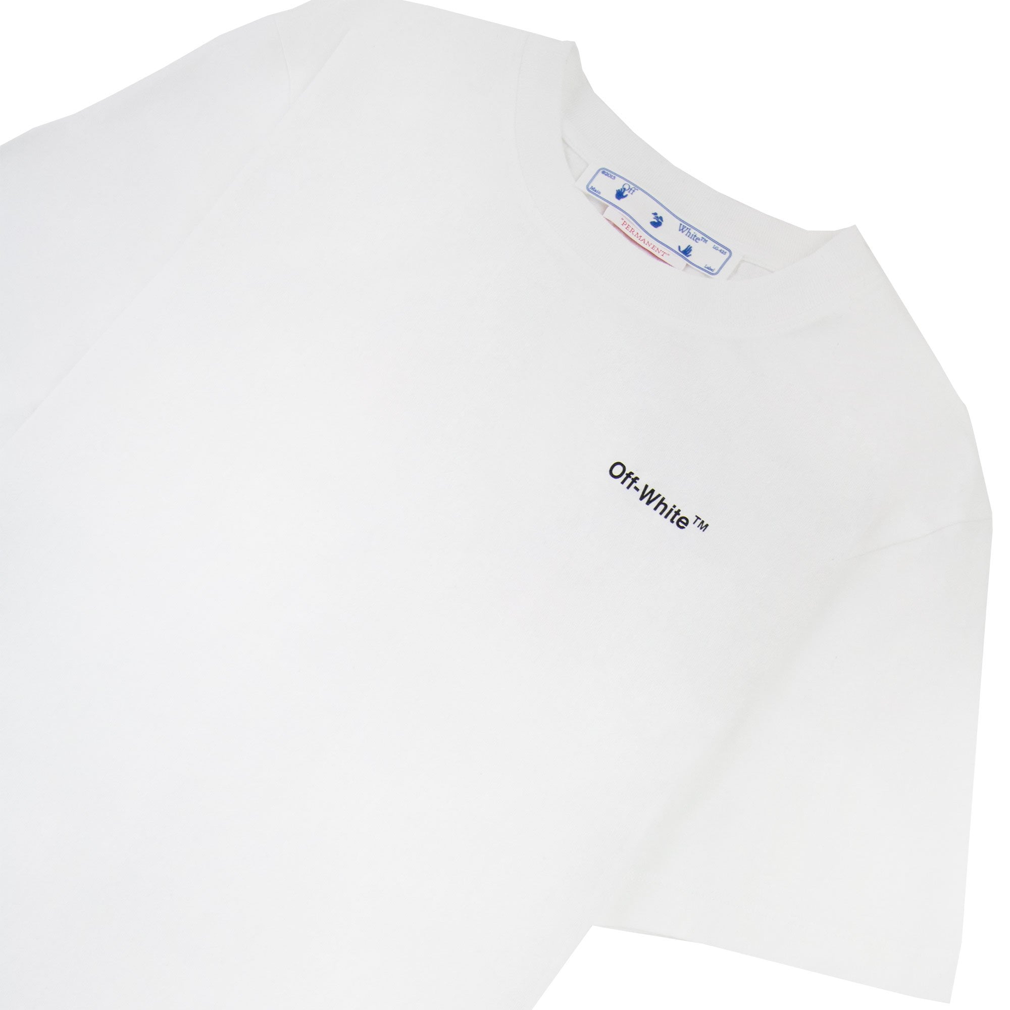 Off White Caravage Arrow Slim S/s T Shirt White/black