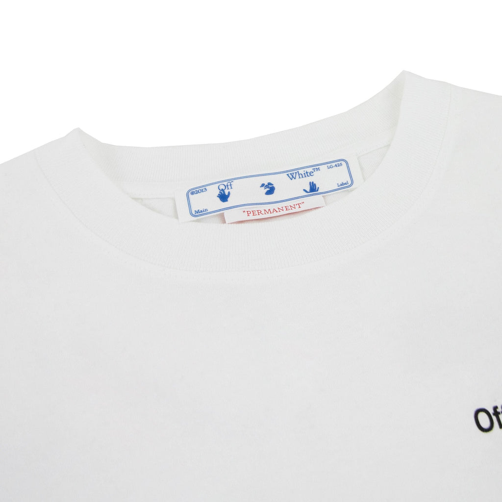 Off White Caravage Arrow Slim S/s T Shirt White/black