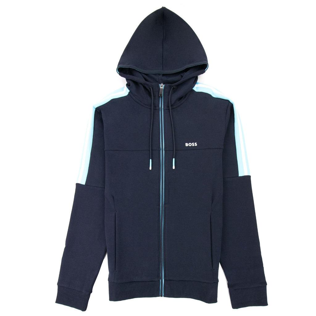 Hugo Boss Saggy 1 Hoody Side Stripes Navy 403