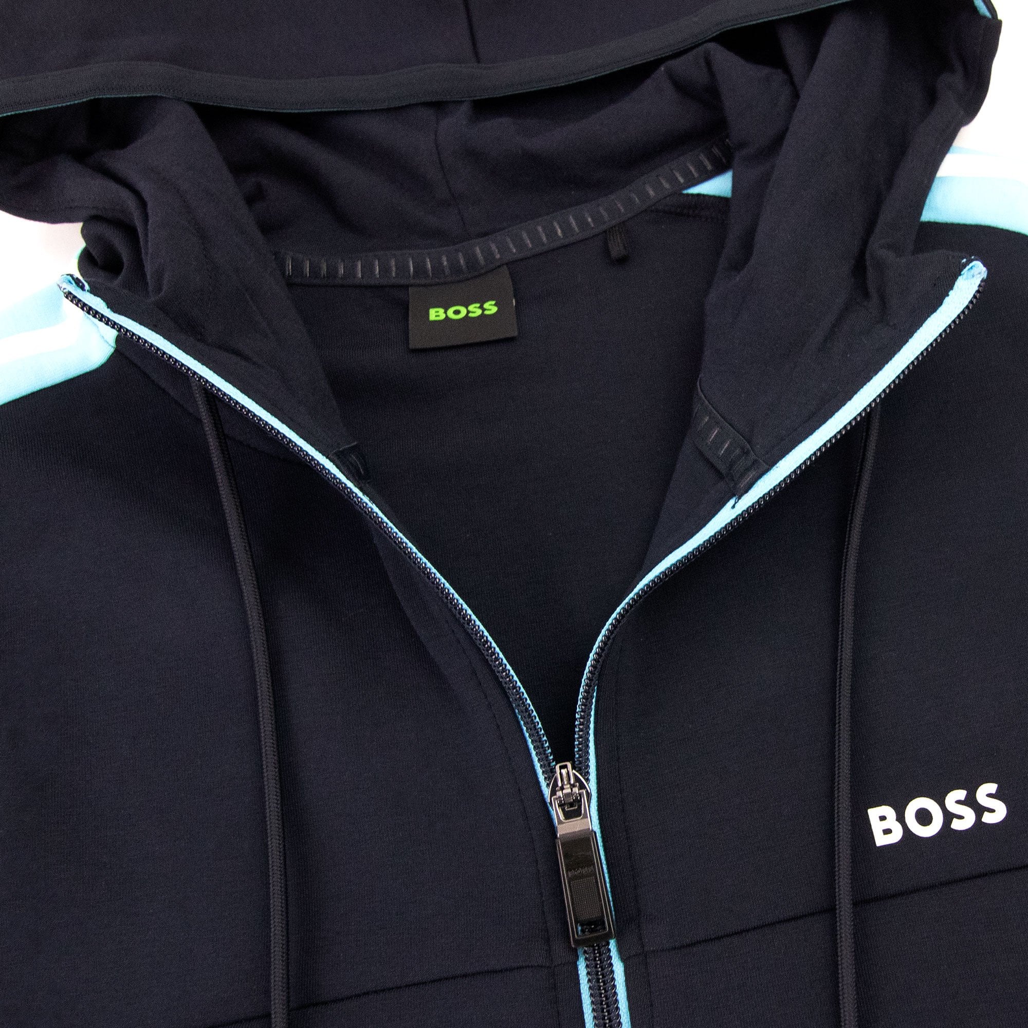 Hugo Boss Saggy 1 Hoody Side Stripes Navy 403