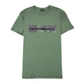 Emporio Armani Felt Logo Crew T-shirt Khaki