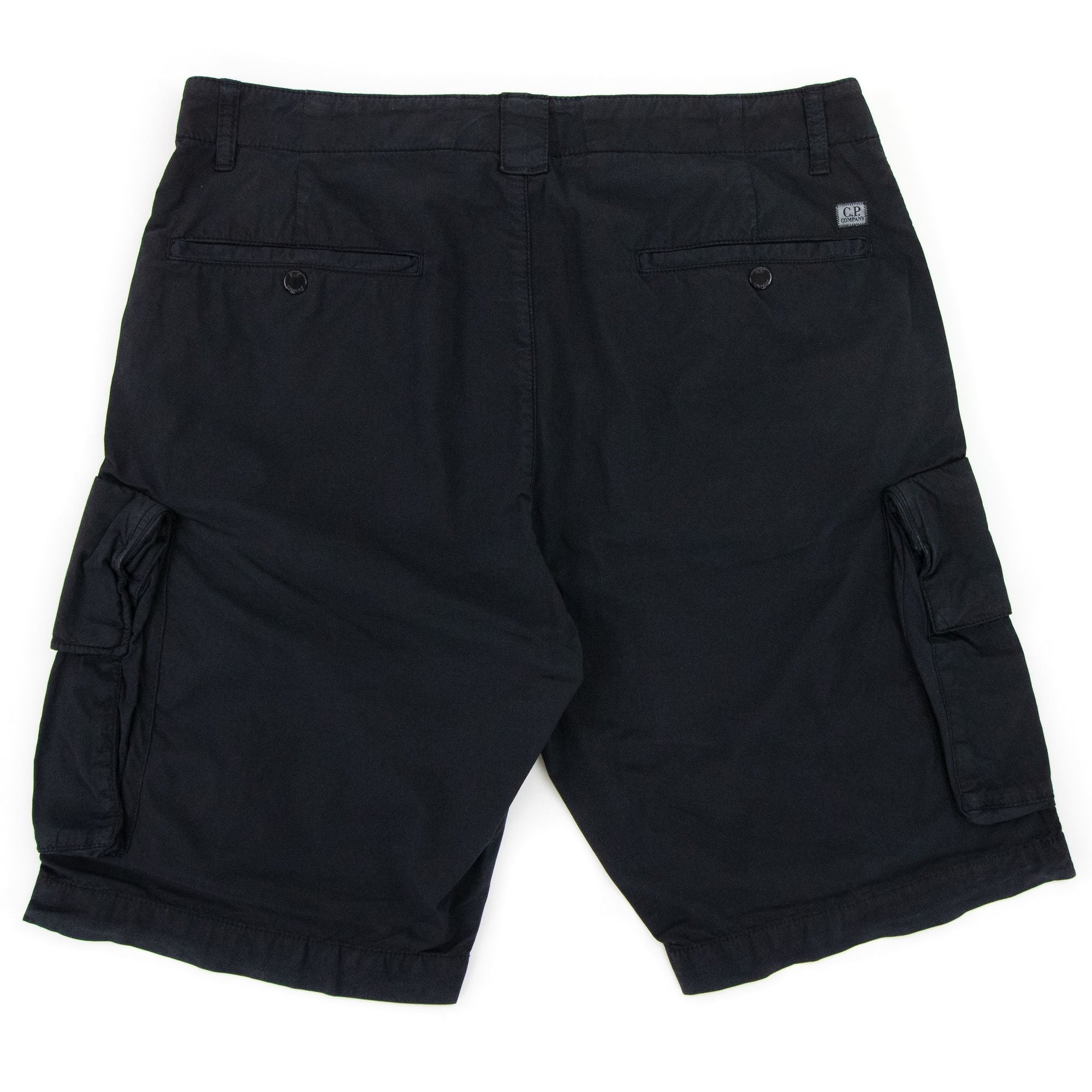 Cp Company Be285a Twill Stretch Utility Shorts Black 999